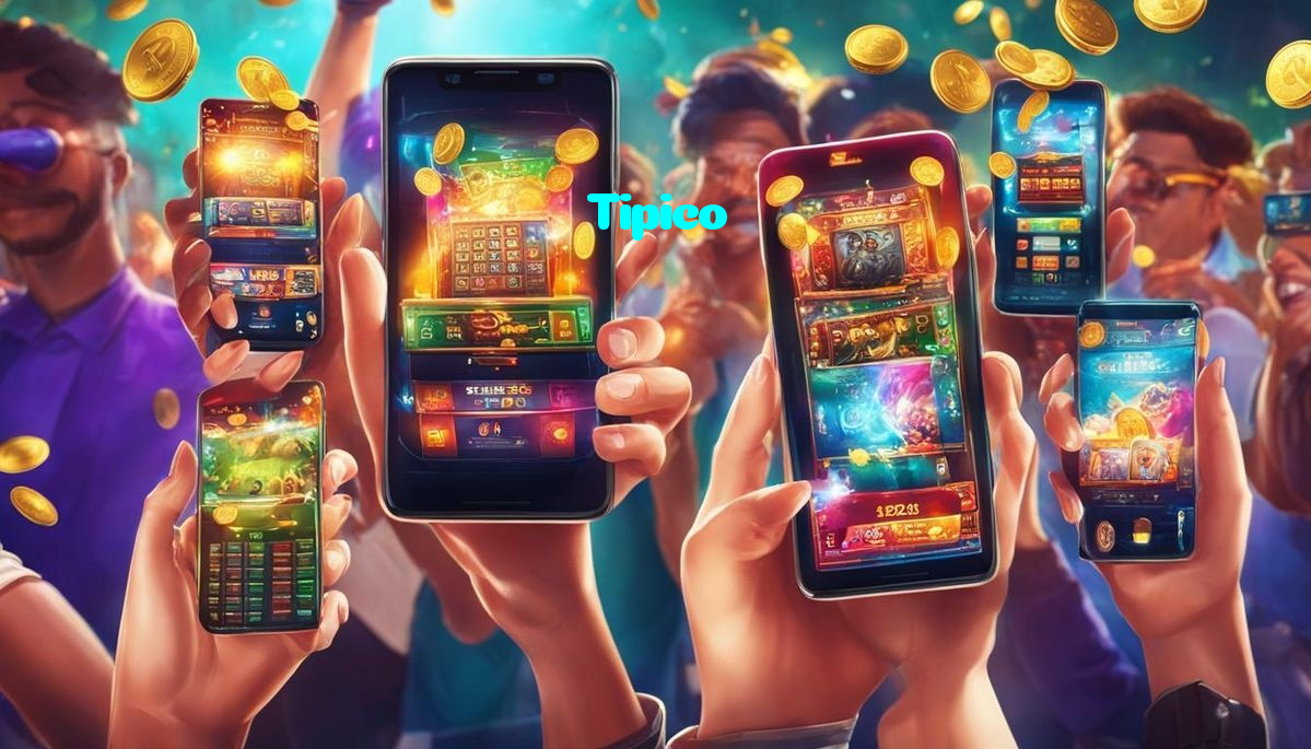 Tipico casino presented on mobile device in Pakistan with slots and live games